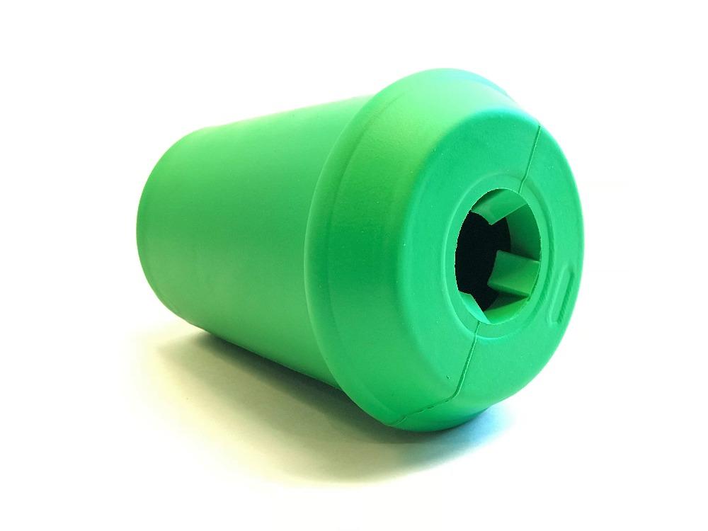 Dog Chew Toy Coffee Cup Treat Dispenser Rubber Power Chewers - Detail Angle 7 | Majestic Pet Kingdom
