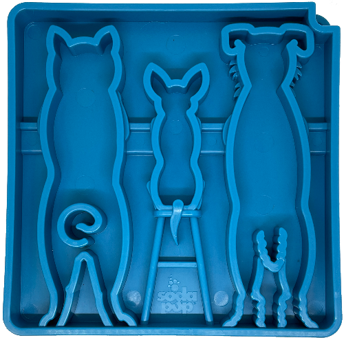 Waiting Dogs eTray - Shallow Slow Feeder Bowl for - Premium
