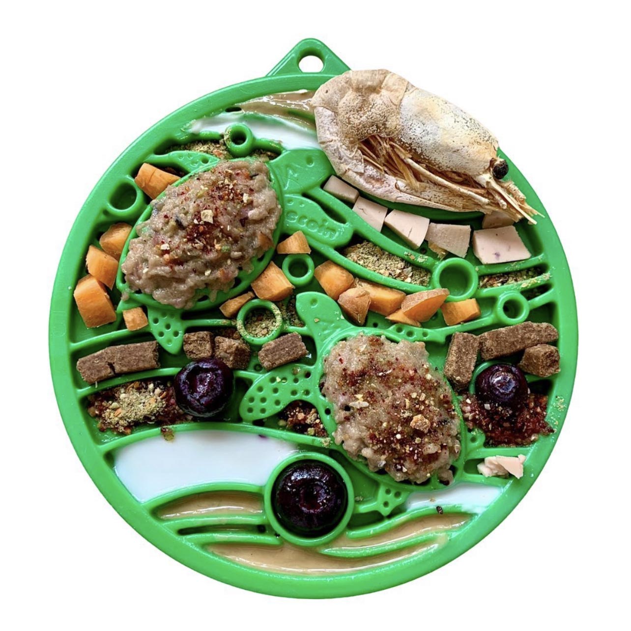 Dog Lick Mat Water Nylon eCoin Durable Snacking Treat Plate