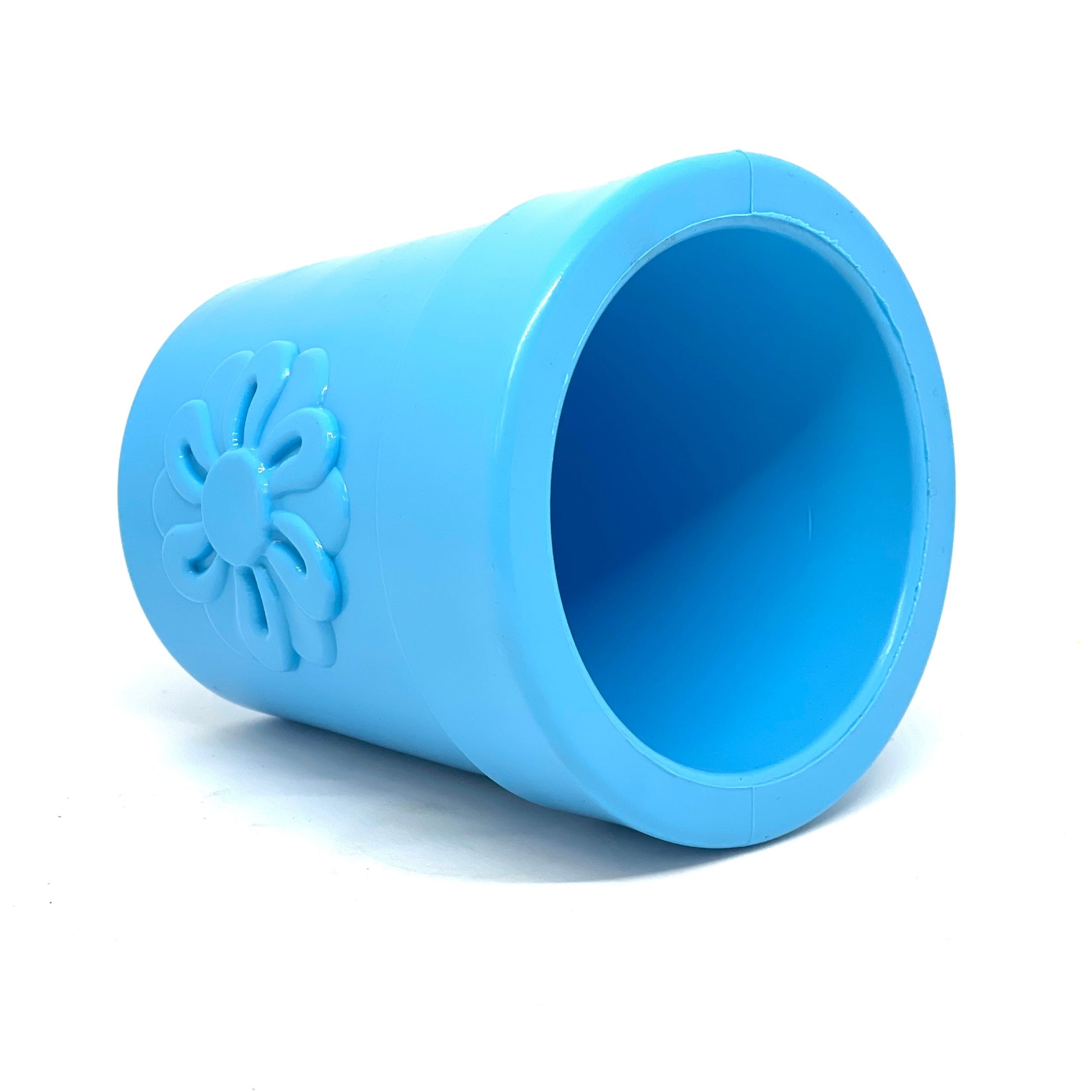 Dog Treat Dispenser Flower Pot eCup Durable Rubber Feeder Toy - Detail Angle 7 | Majestic Pet Kingdom