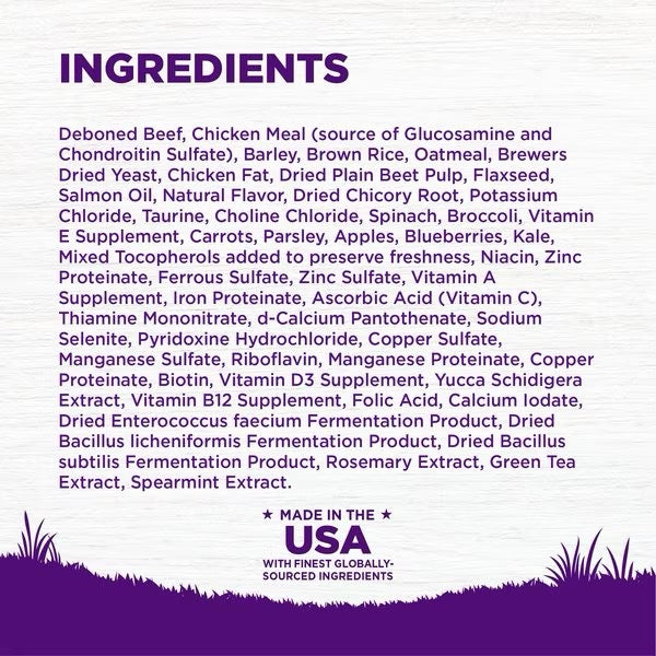 Dog Food Wellness Complete Health Beef and Barley Dry Kibble