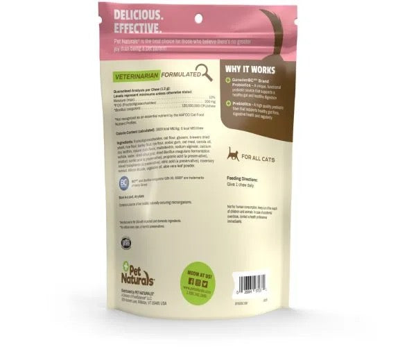 Cat Probiotics Pet Naturals Daily Gut Health Chews 30-Count