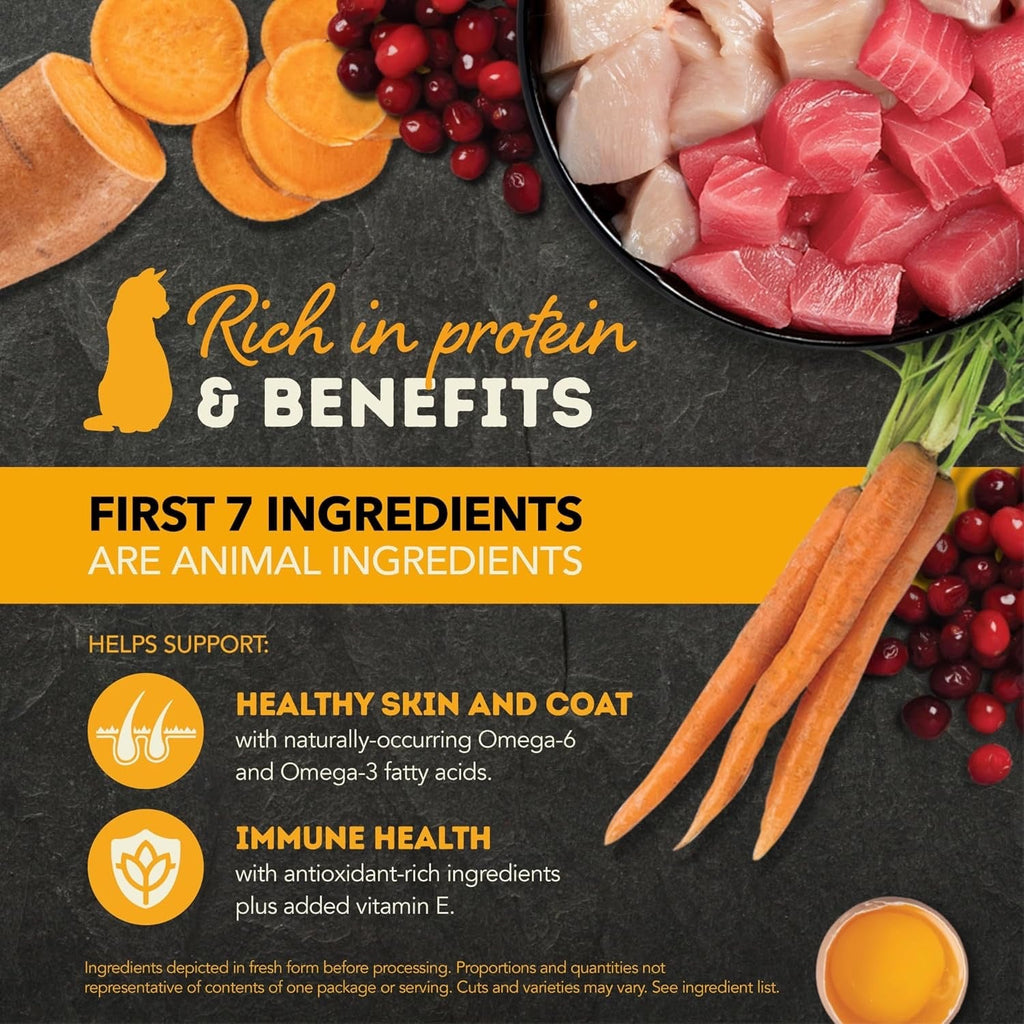 Acana Grain Free Chunks in Broth Chicken & Tuna Wet Cat Food (3oz) - Majestic Pet Kingdom