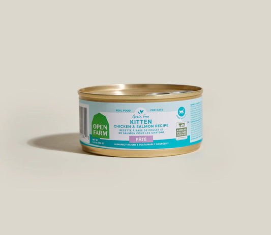 Open Farm Grain Free Kitten Chicken & Salmon Pate for Cats (2.8oz) - Majestic Pet Kingdom