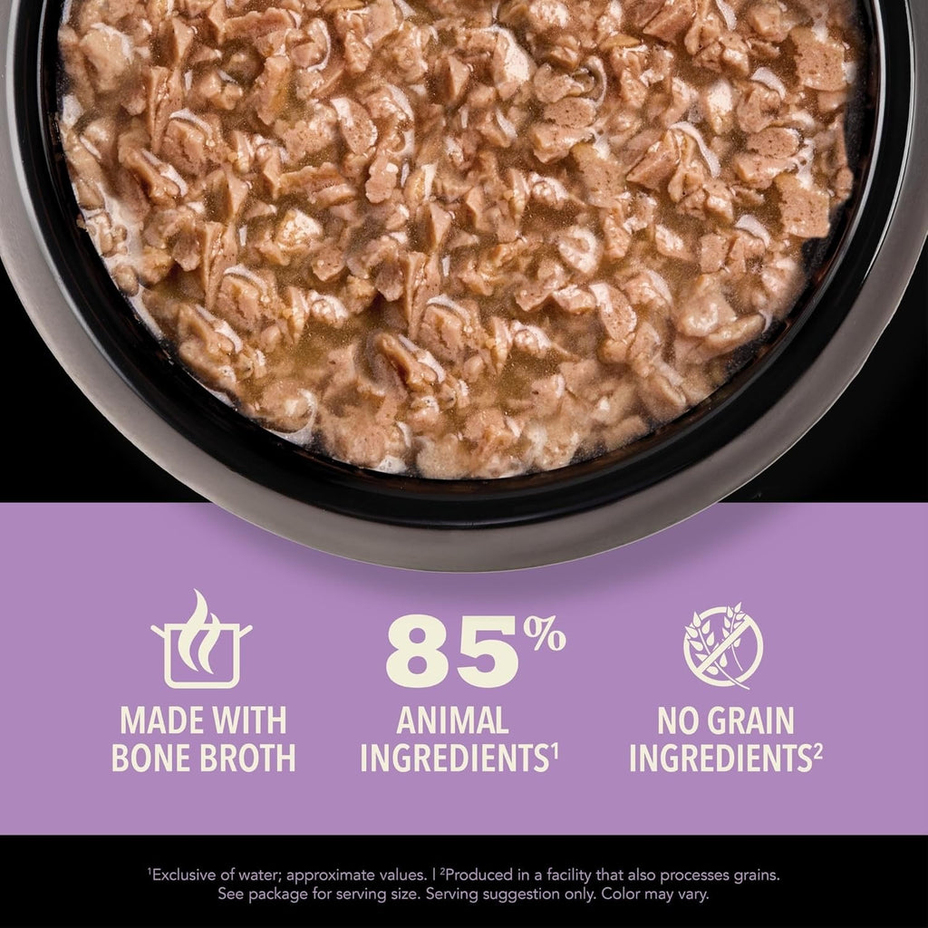 Acana Grain Free Chunks in Broth Kitten Chicken & Salmon Wet Cat Food (3oz) - Majestic Pet Kingdom