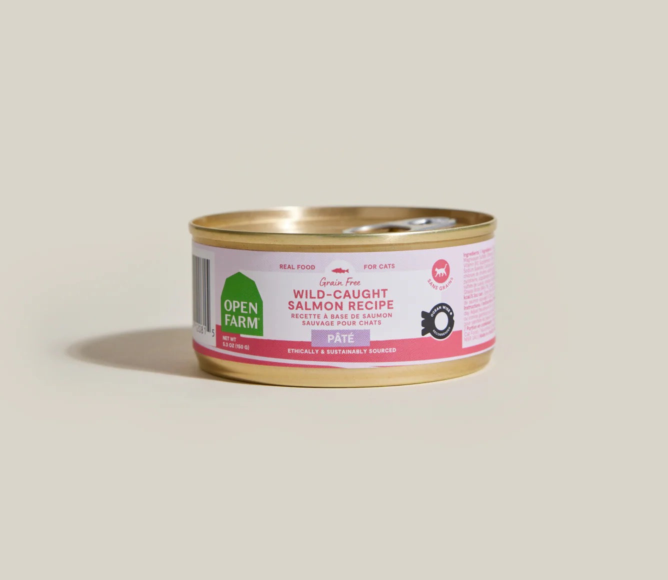 Open Farm Grain Free Wild-Caught Salmon Pate for Cats (2.8oz) - Majestic Pet Kingdom