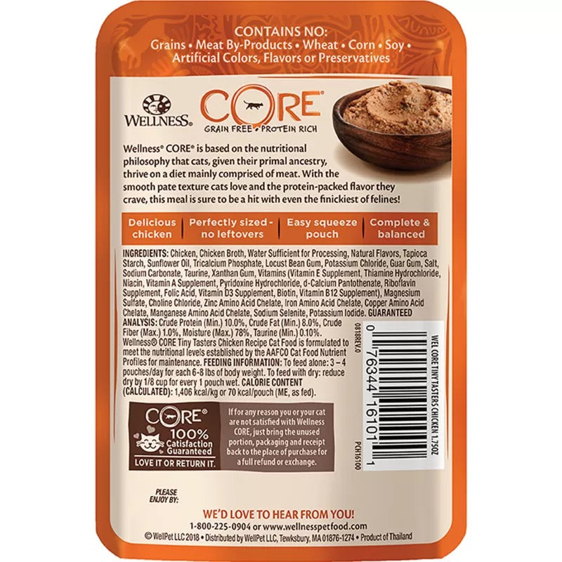 Wellness Core Tiny Tasters Chicken Pate (1.75oz) - Majestic Pet Kingdom