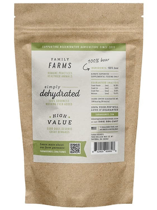 Farm Hounds Boar Strips Dog Treats (4.5oz)
