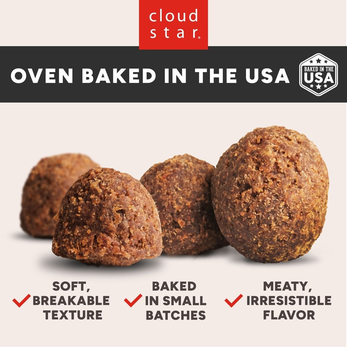 Dog Treats Wagmore Grain-Free Beef Meatball Bites Chews 14oz