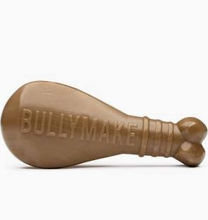 Dog Chew Toy BullyMake Toss N Treat Turkey Leg Power Chew