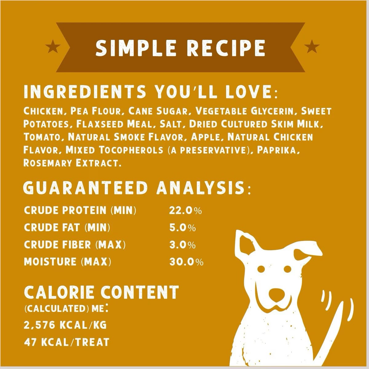 Dog Treats Wagmore Grain-Free BBQ Chicken Sliders Chews 8oz