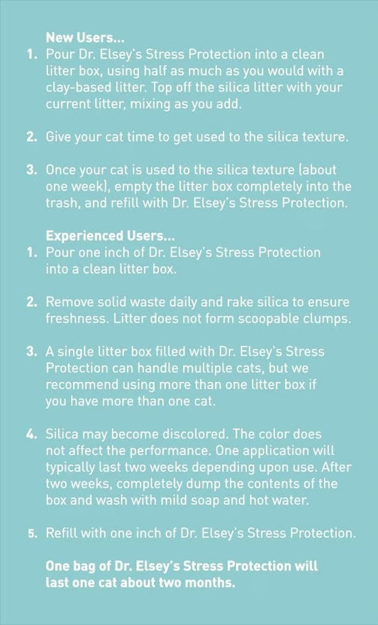 Dr Elsey's Stress Protection Crystal Cat Litter (7.5lb)