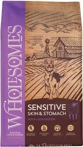 Dog Food Wholesomes Sensitive Skin & Stomach Lamb Dry 30lb