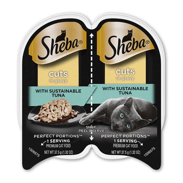 Sheba Perfect Portions Cuts Tuna Wet Cat Food (2.65oz) - Majestic Pet Kingdom