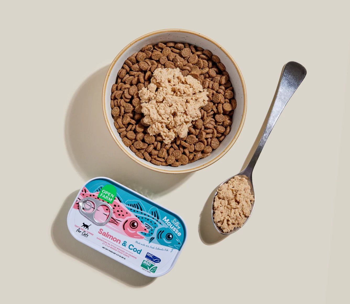 Open Farm Grain Free Salmon & Cod Topper for Cats (3.17oz) - Majestic Pet Kingdom