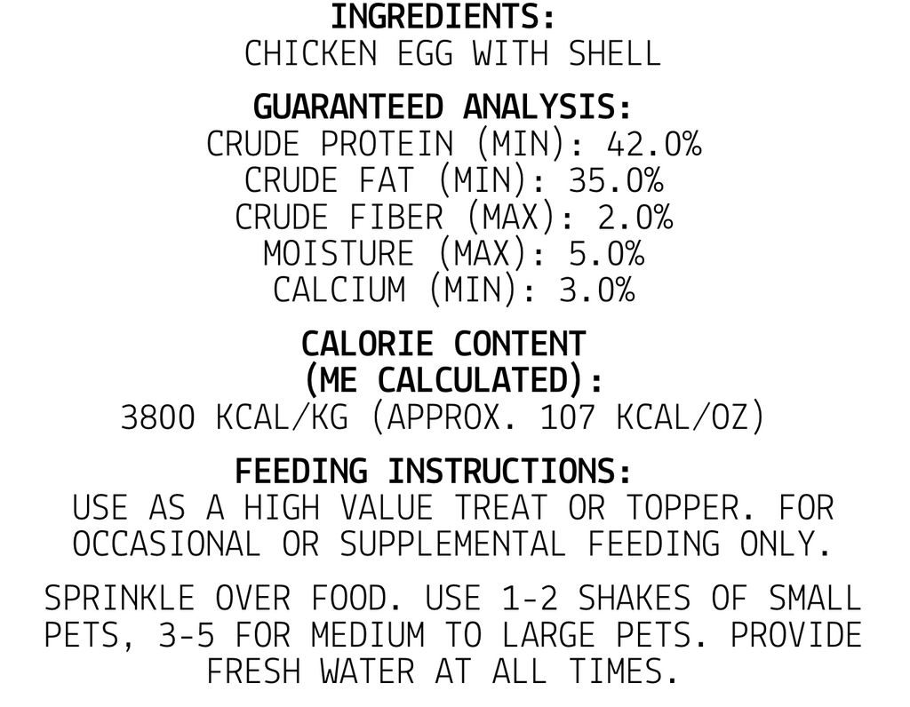 Freeze-Dried Chicken Egg Scramble
