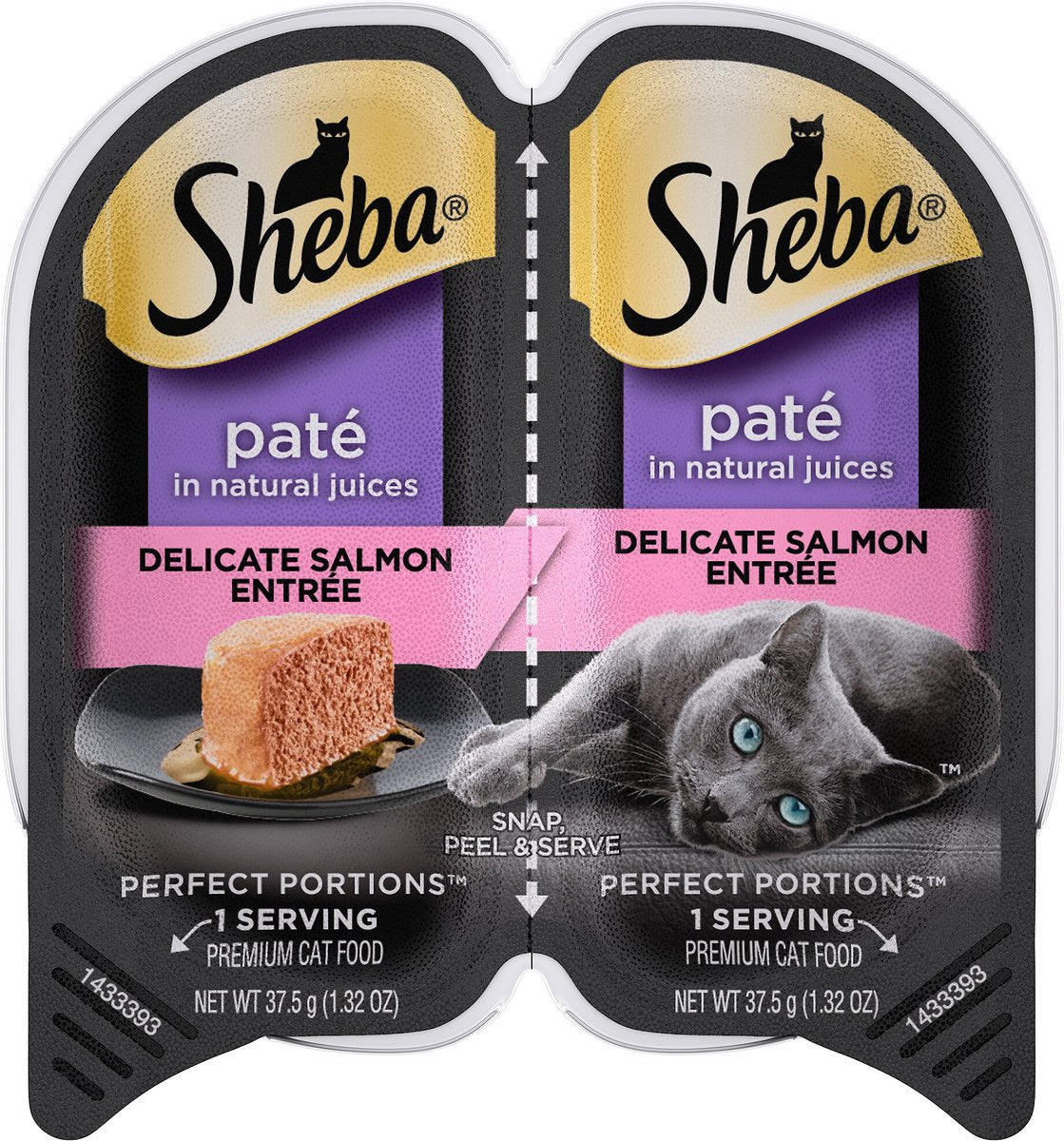 Sheba Perfect Portions Premium Pate Salmon Wet Cat Food (2.65oz) - Majestic Pet Kingdom
