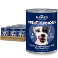 Dave's Stewlicious Cowboy Dinner w/ Beef & Pork Wet Dog Food (13.2oz) - Majestic Pet Kingdom