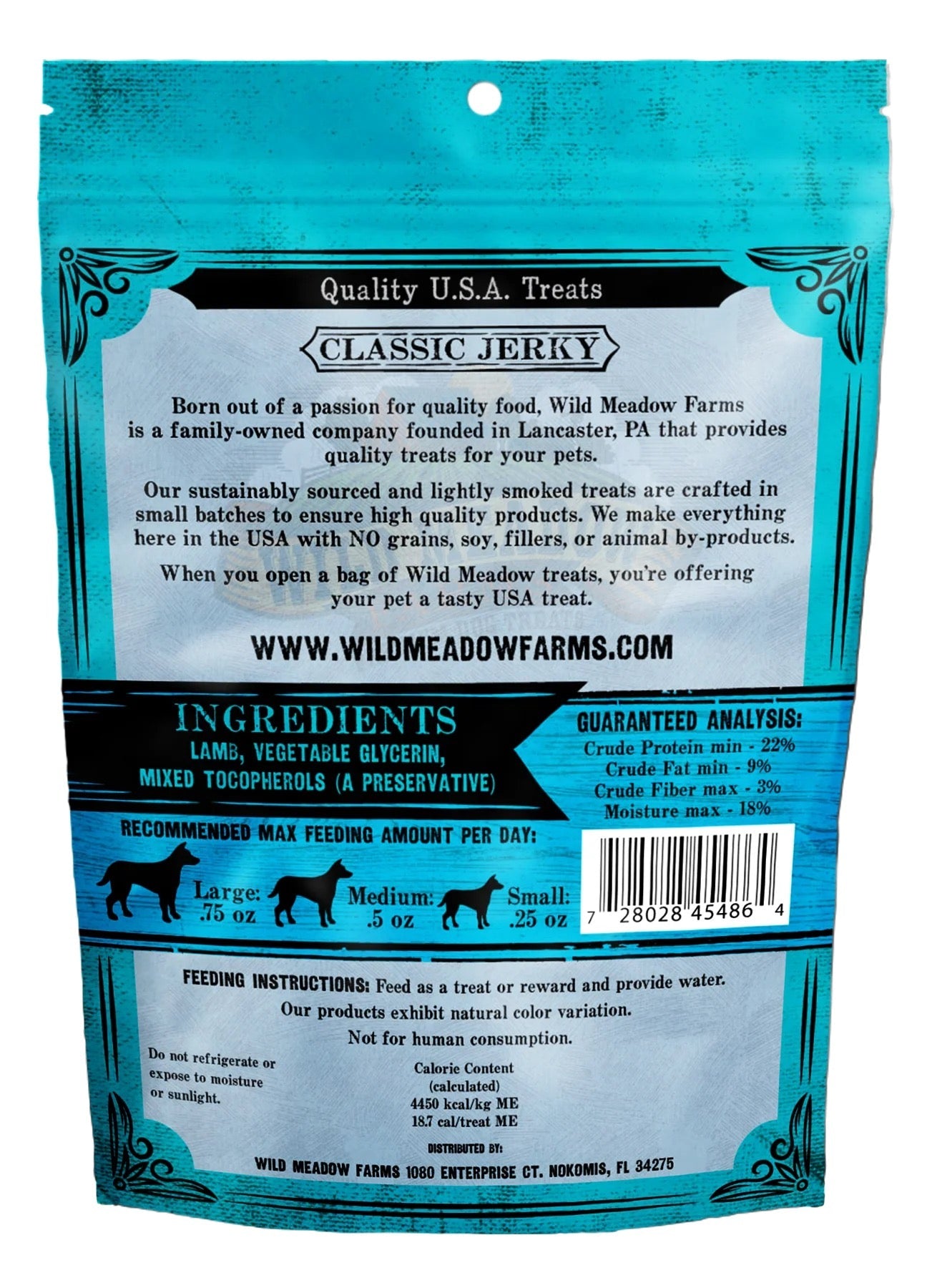 Wild Meadow Farms Classic Bites Lamb Bites 3.5oz