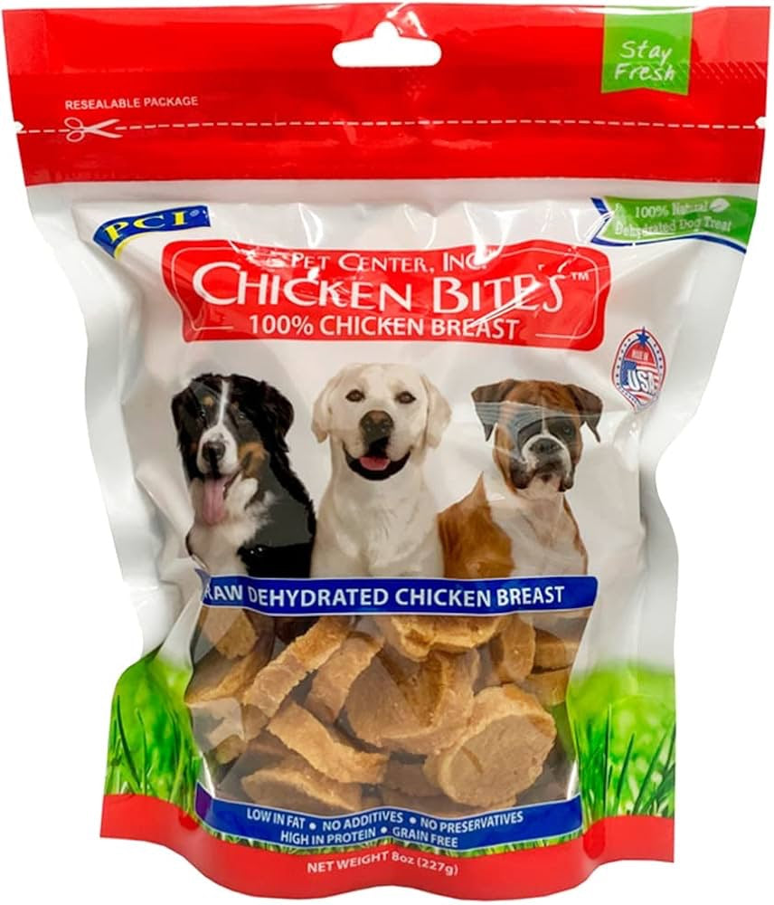 Dog Treats PCI 100% Dehydrated Real Chicken Nibbles Chews