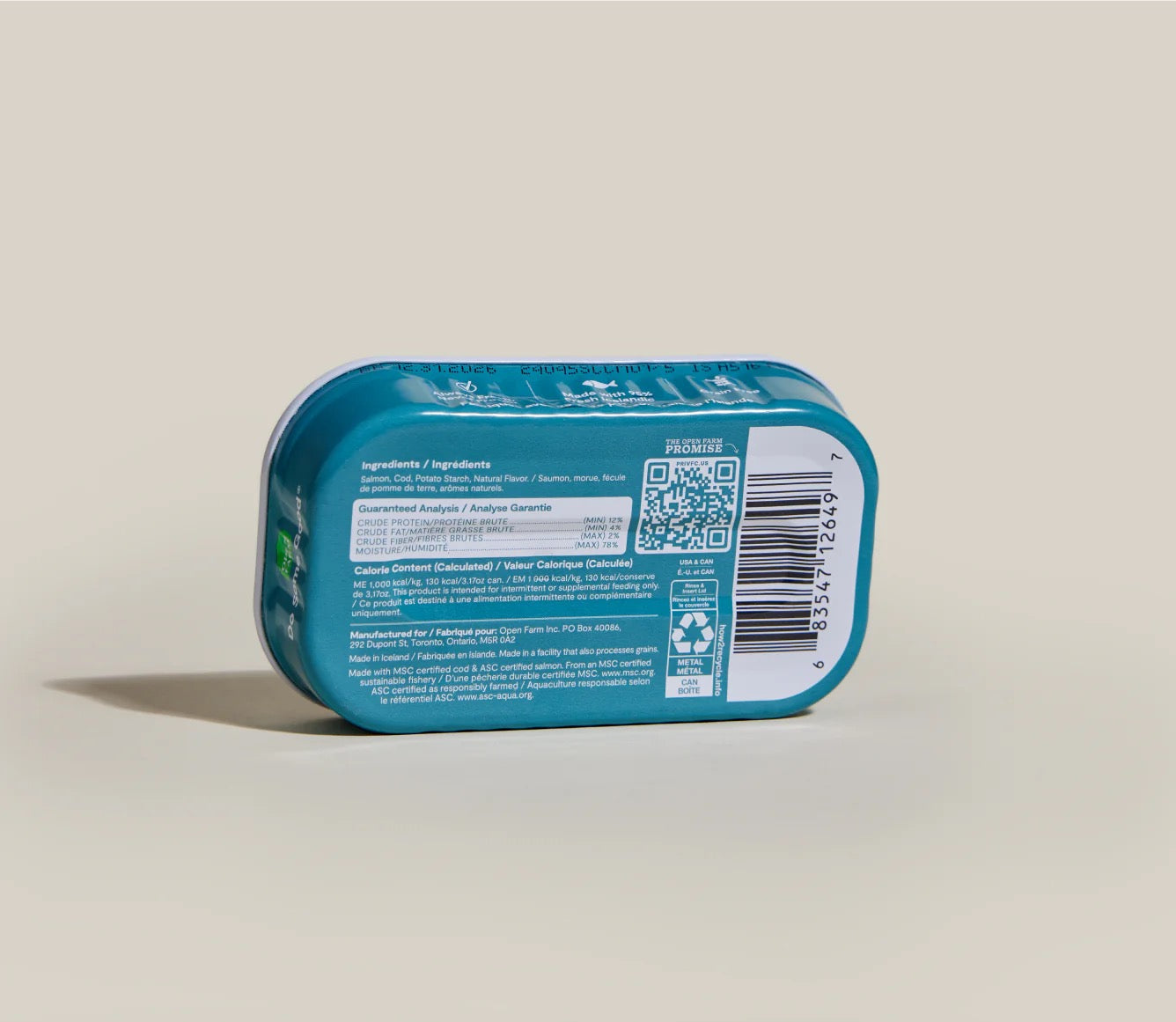 Open Farm Grain Free Salmon & Cod Topper for Cats (3.17oz) - Majestic Pet Kingdom