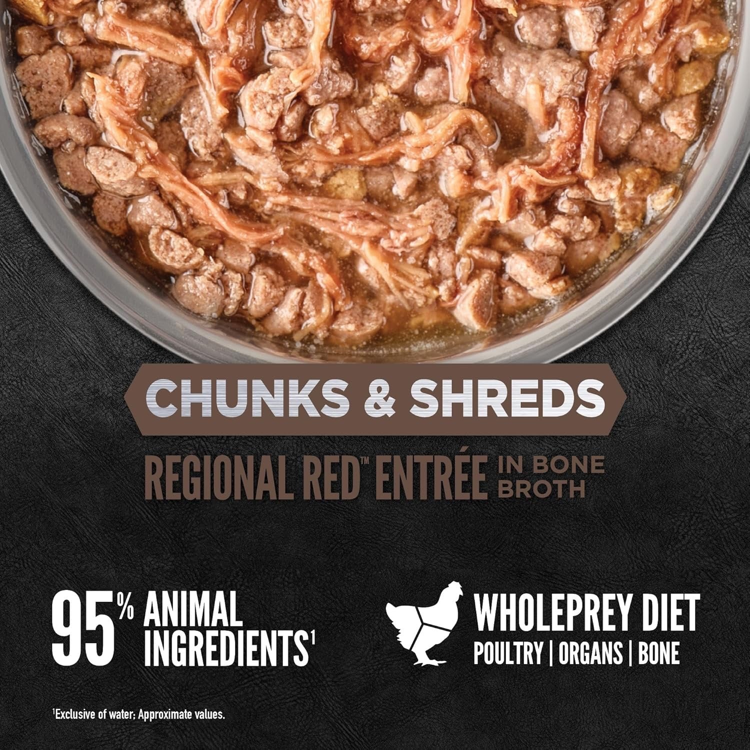 Orijen Grain Free Chunks & Shreds, Regional Red Wet Cat Food (3oz) - Majestic Pet Kingdom