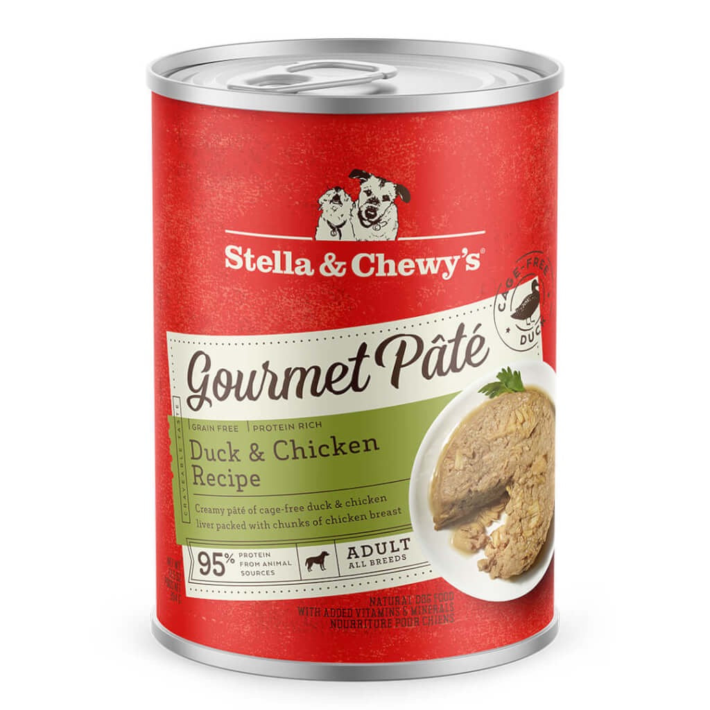 Stella & 's Gourmet Pate Duck and Chicken Wet Dog Food (12.5oz) - Majestic Pet Kingdom