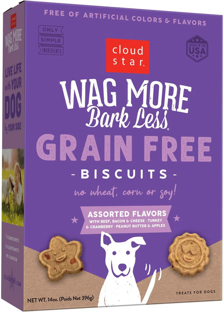 Dog Treats Wagmore Grain-Free Assorted Baked Biscuits 14oz