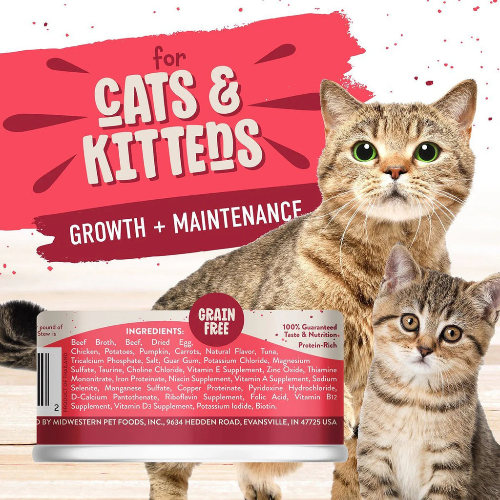 Earthborn Grain Free All Life Stages RanchHouse Stew Wet Cat Food (5.5oz) - Majestic Pet Kingdom