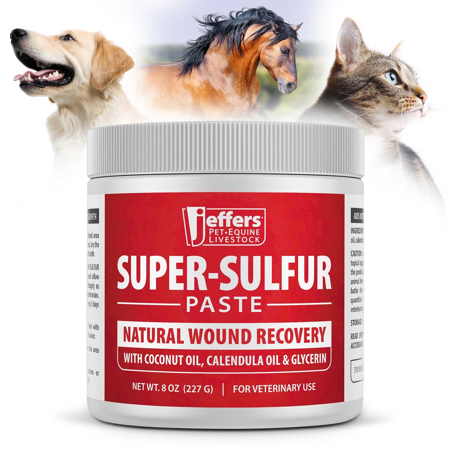 Jeffers Super-Sulfur Skin & Wound Healing Paste for Pets, Horses, & | Majestic Pet Kingdom™