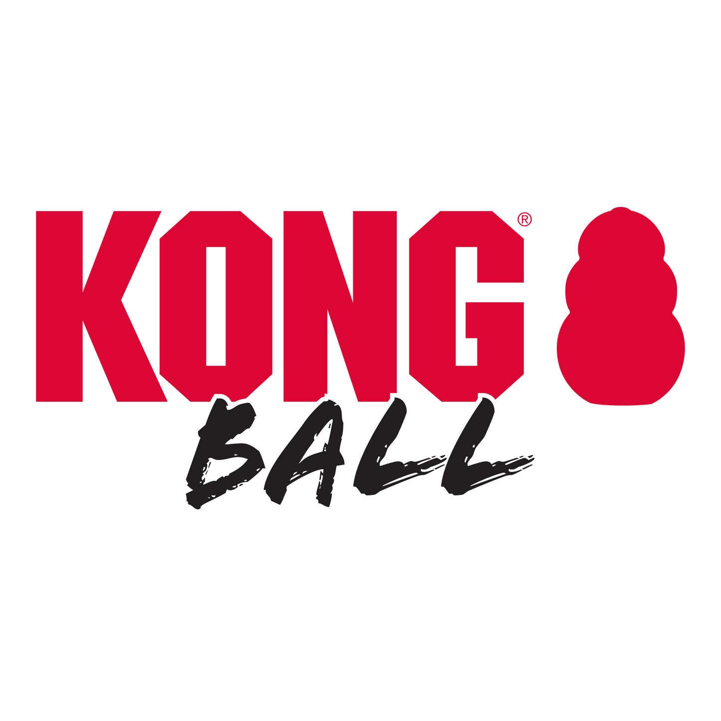 Dog Ball Toy KONG Extreme Black Rubber Heavy Duty Fetch Ball