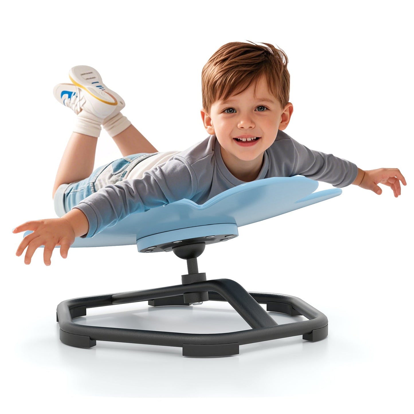 Kids Sensory Swivel Chair Elephant Petal 360° Spinning Chair