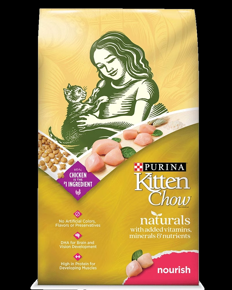 Kitten Chow Naturals Kitten Food (3.15lb)