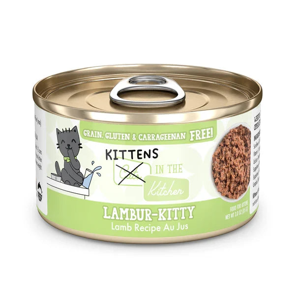 Cats in the Kitchen Kitten Lambur-kitty Lamb Recipe Au Jus (3oz) - Majestic Pet Kingdom