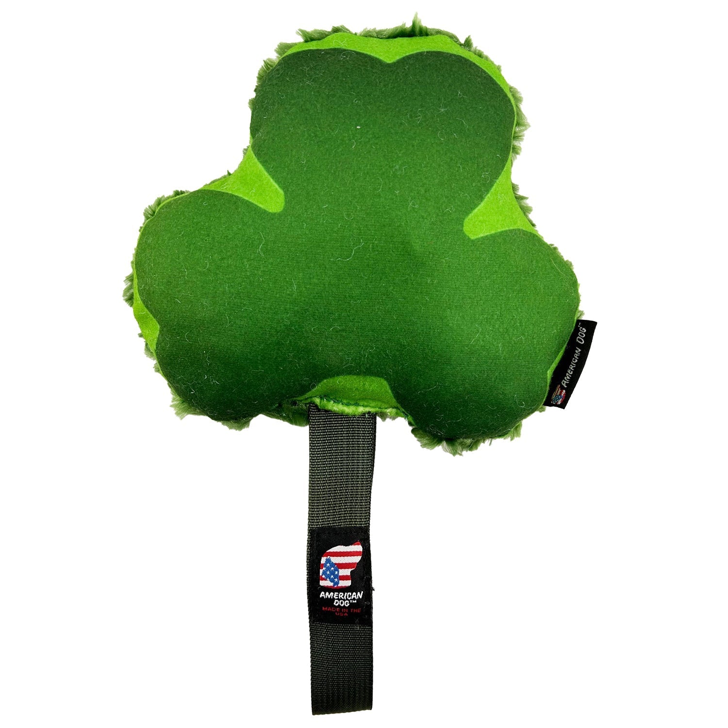 Shamrock Tug Squeaky Dog Toy – Customizable & USA Made