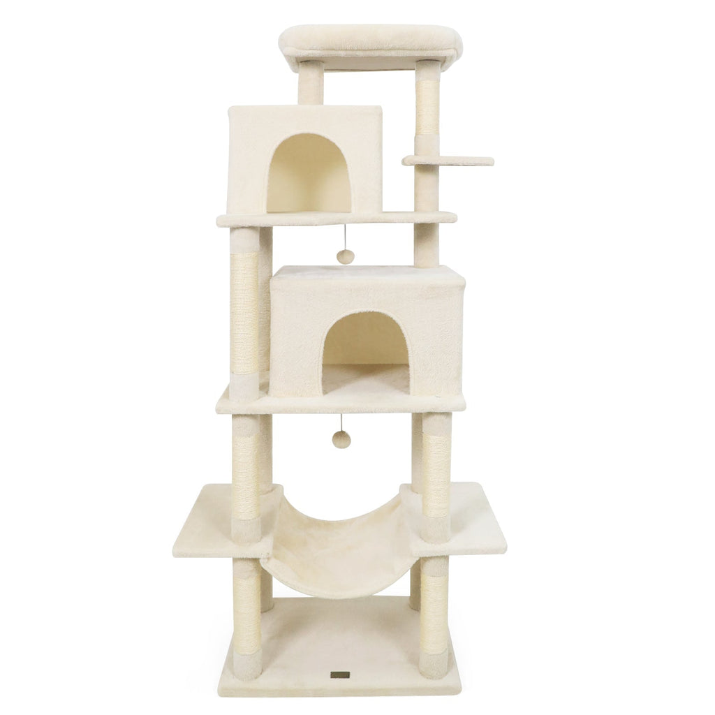 Large Cat Tree for Indoor Cats 70" Tall Cat Tower - Majestic Pet Kingdom