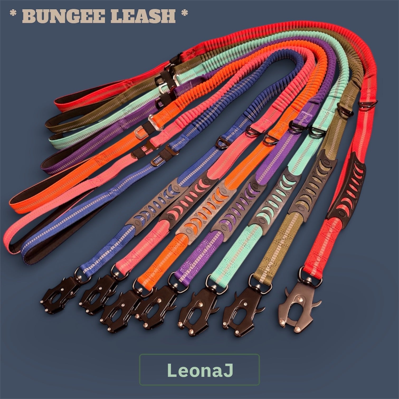 Heavy Duty Quick-Release Bungee Leash (Absorbs Pulls) | Purrfect Pet Kingdom