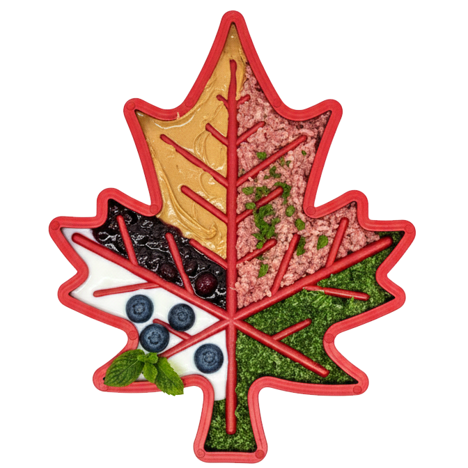 Canadian Maple Leaf Nylon Dog Chew Toy - Indestructible &