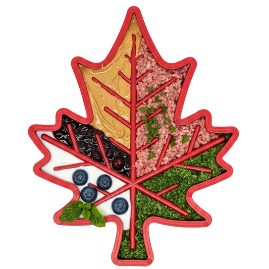 Canadian Maple Leaf Nylon Dog Chew Toy - Indestructible &
