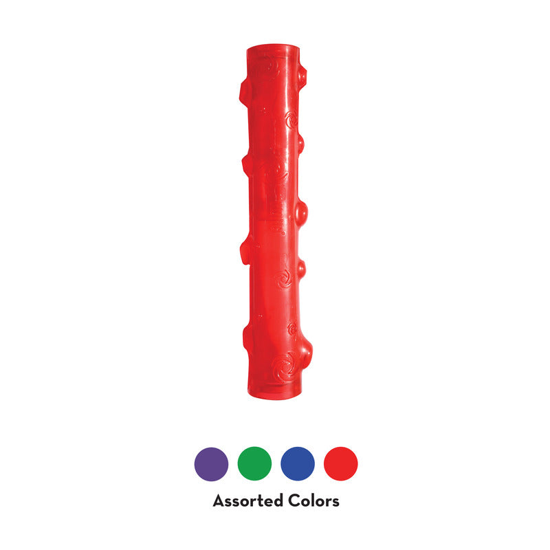 Dog Chew Toy KONG Squeezz Stick Squeaky Durable Fetch Play