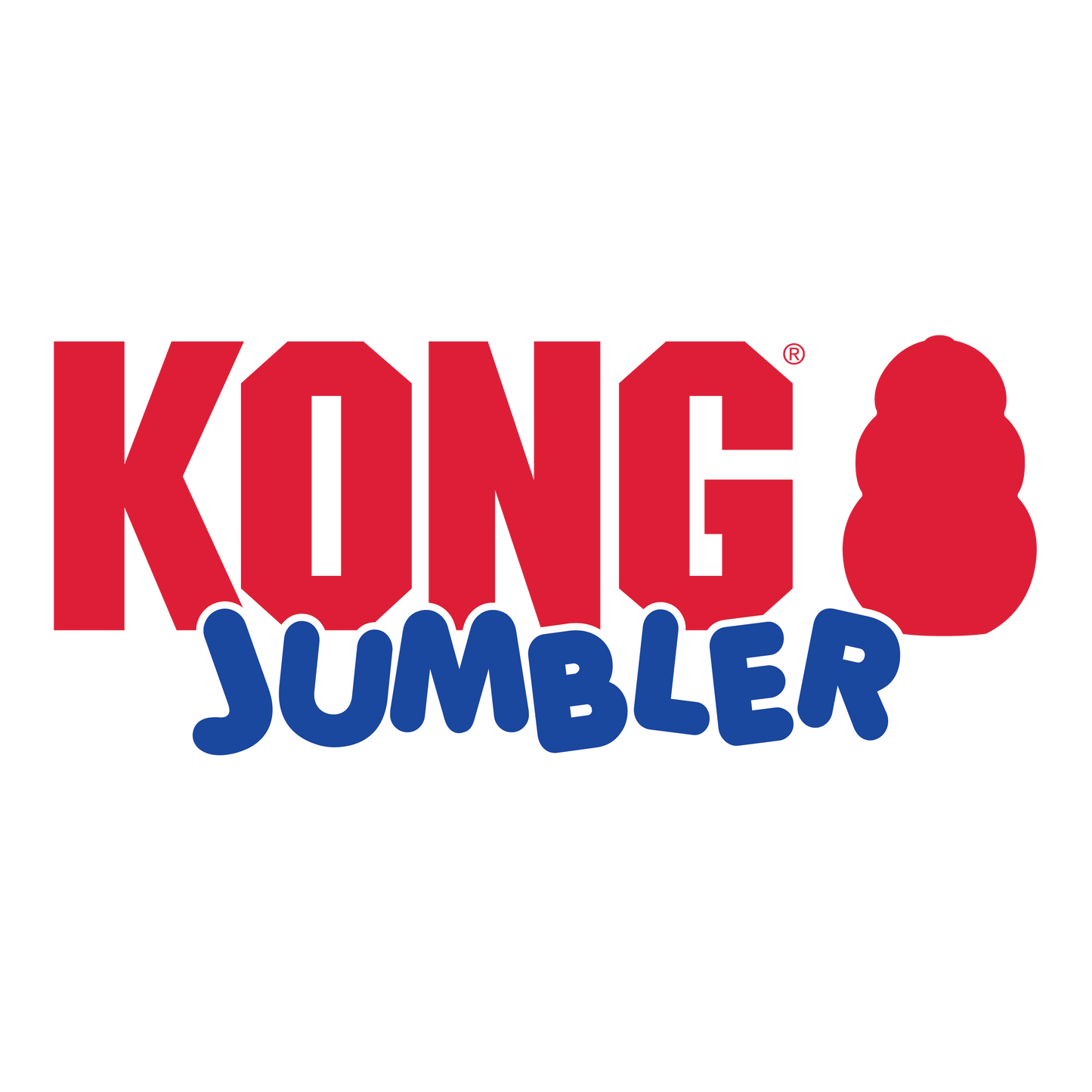 Dog Toy KONG Jumbler Football Squeaky Interactive Grip Ball