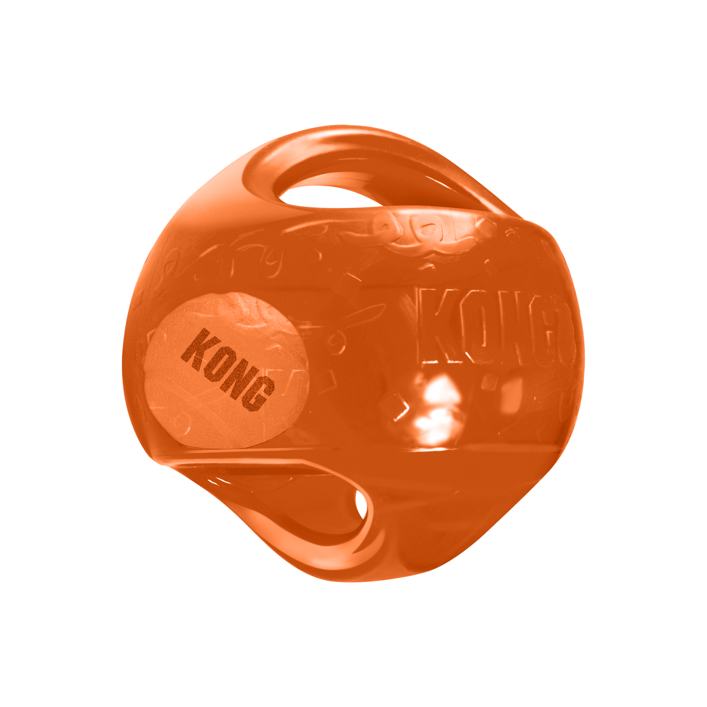 Dog Ball Toy KONG Jumbler Squeaky Tennis Ball Grip Handle