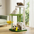 Multi-Level Cat Tree with Soccer Field & Hammock - Majestic Pet Kingdom