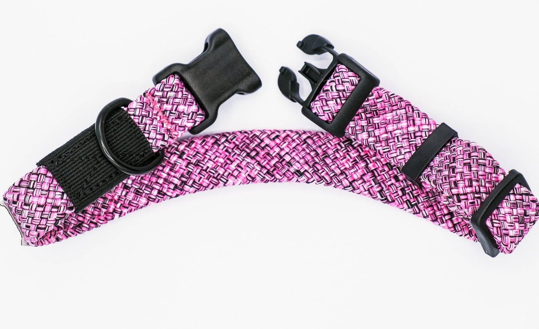 Dog Collar Mountain Climbing Rope Heavy-Duty Adjustable Band - Detail Angle 4 | Majestic Pet Kingdom