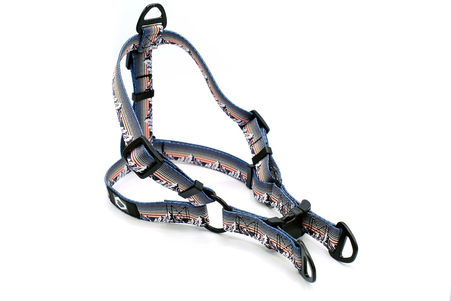 Dog Harness Step-In Heavy Duty Nylon Outdoor Adjustable Vest - Detail Angle 2 | Majestic Pet Kingdom
