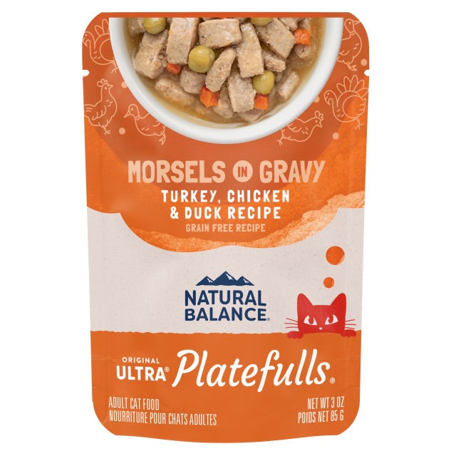Natural Balance Cat Pouch Turkey, Chicken & Duck (3oz) - Majestic Pet Kingdom