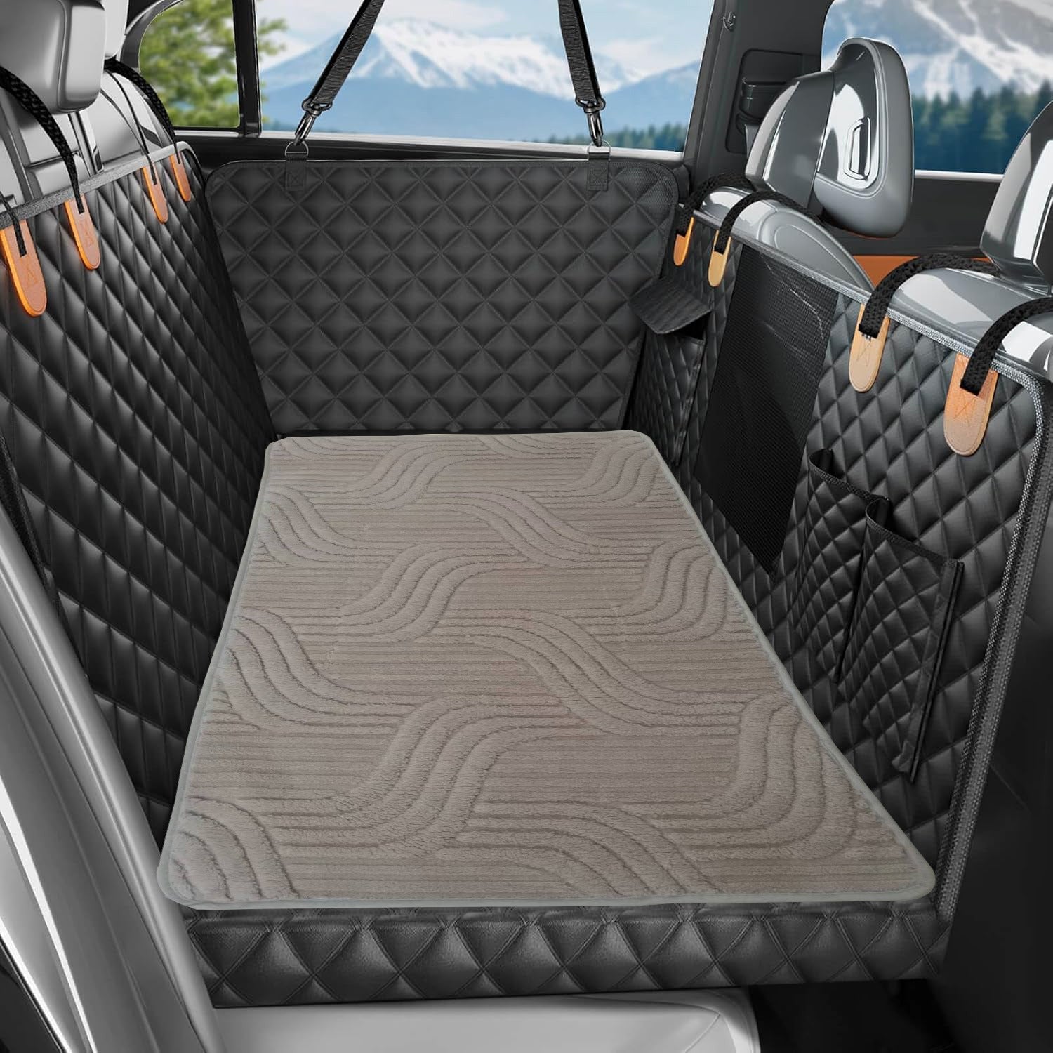 Premium Non-Slip Car Seat Cushion Mat for Dogs & Cats - Majestic Pet Kingdom