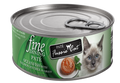Fussie Cat Fine Dining - Pate - Oceanfish with Salmon Entree in gravy (2.82oz) - Majestic Pet Kingdom
