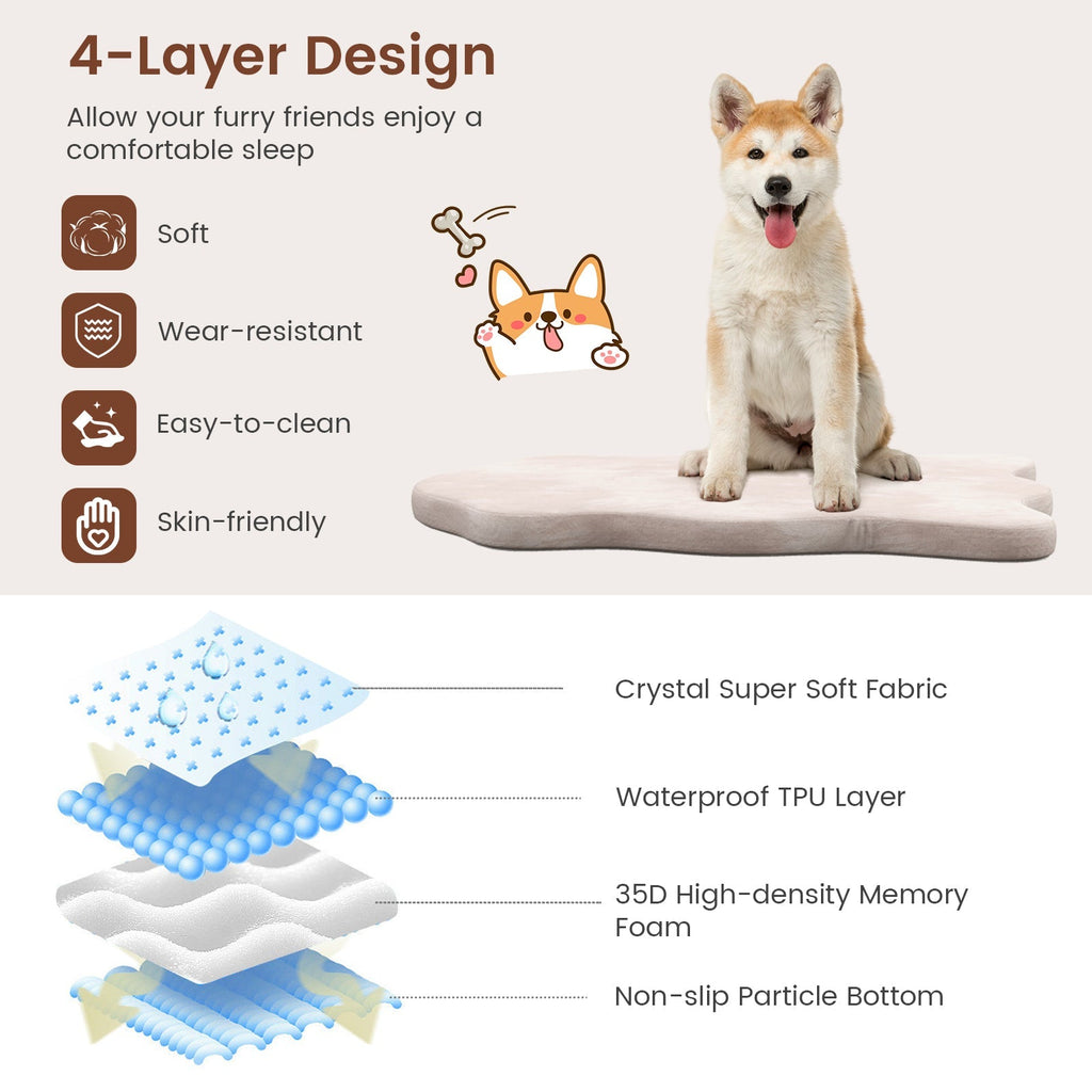 Orthopedic Dog Bed with Memory Foam Support for Large Dogs - Majestic Pet Kingdom