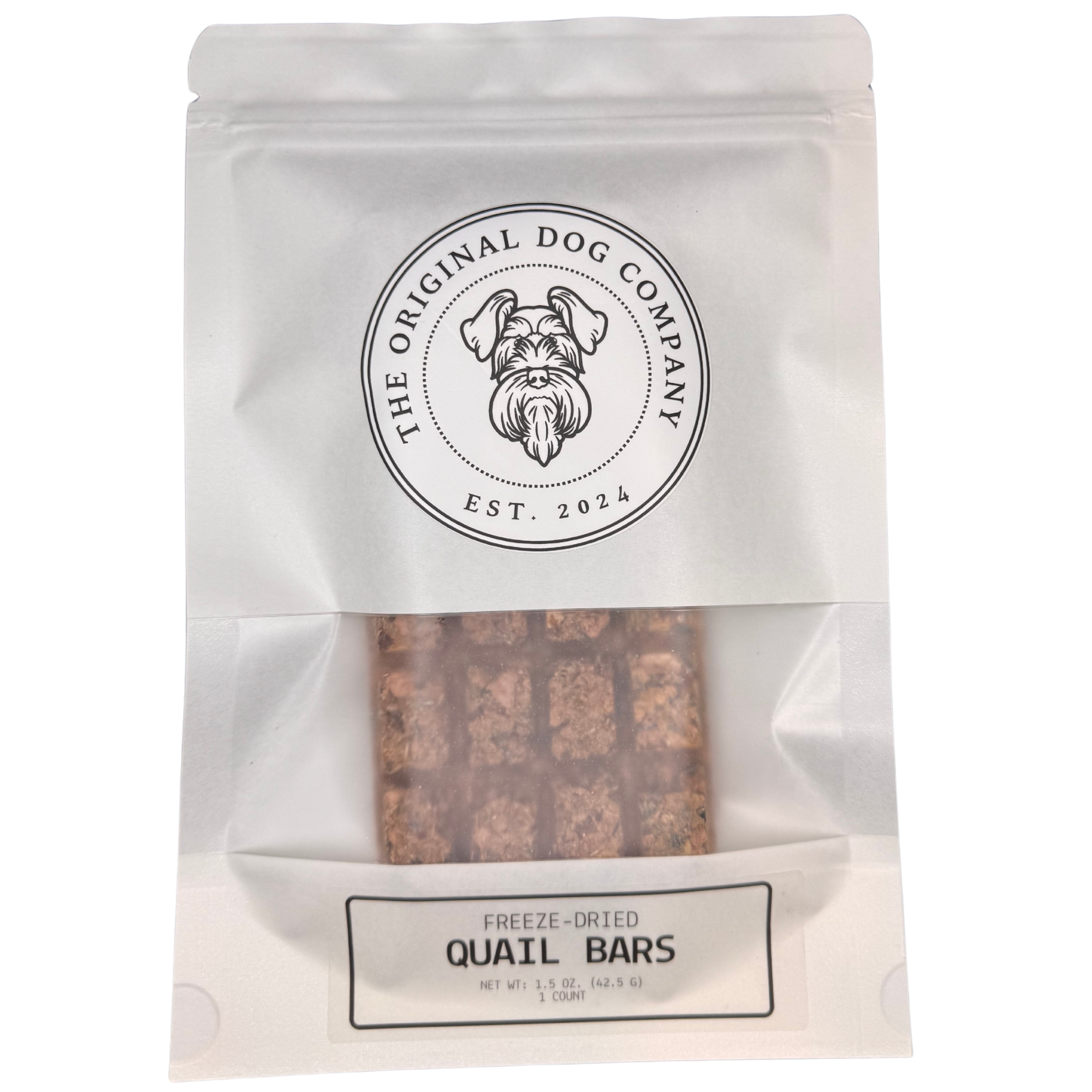 Majestic Pet Kingdom Freeze-Dried Quail Bar Dog Treats, 4 oz